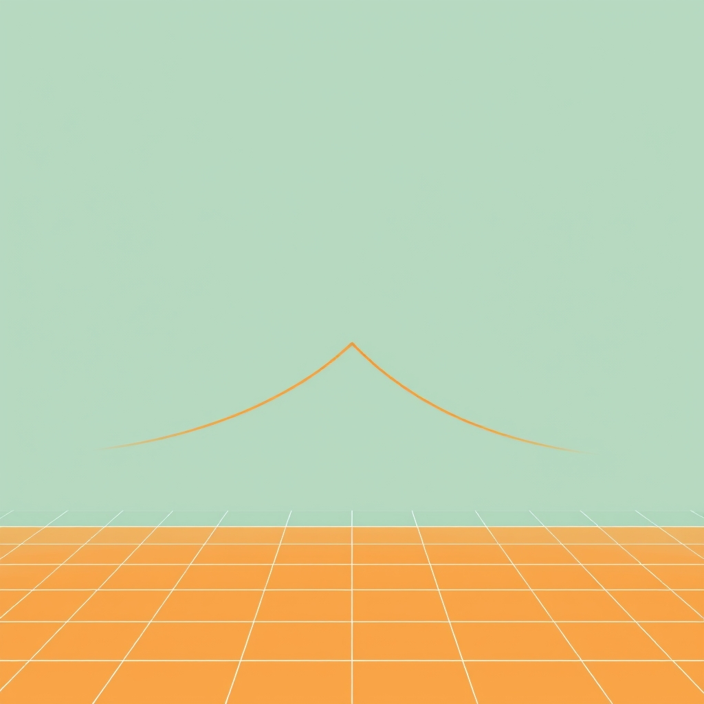 Two cost curves crossing over an abstract ticket grid